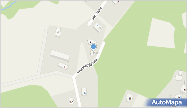 Pręgowo, Wodociągowa, 8, mapa Pręgowo