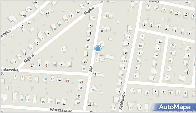 Prochowice, Wojska Polskiego, 39, mapa Prochowice