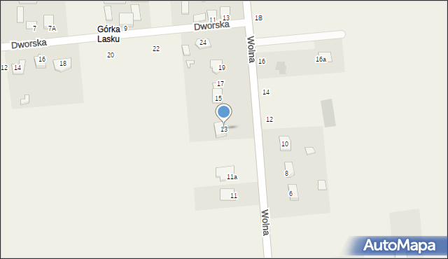 Promnik, Wolna, 13, mapa Promnik