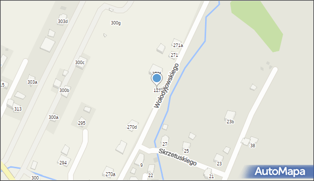 Przemyśl, Wołodyjowskiego Michała, 121, mapa Przemyśla