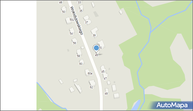 Przemyśl, Wołodyjowskiego Michała, 43, mapa Przemyśla