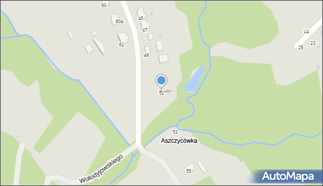 Przemyśl, Wołodyjowskiego Michała, 51, mapa Przemyśla