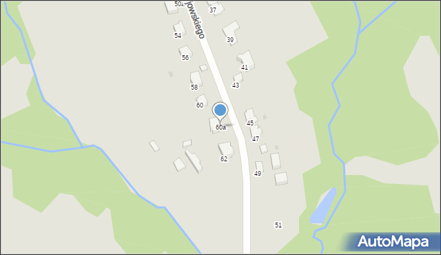 Przemyśl, Wołodyjowskiego Michała, 60a, mapa Przemyśla