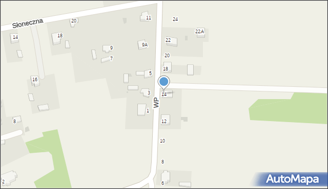 Przybynów, Wojska Polskiego, 14, mapa Przybynów