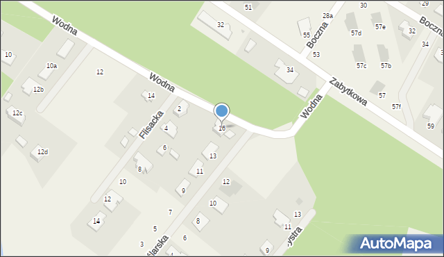 Przyłęki, Wodna, 16, mapa Przyłęki