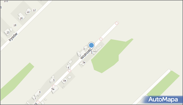 Psary, Wolności, 1, mapa Psary