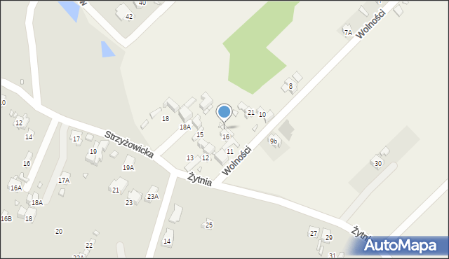 Psary, Wolności, 19, mapa Psary