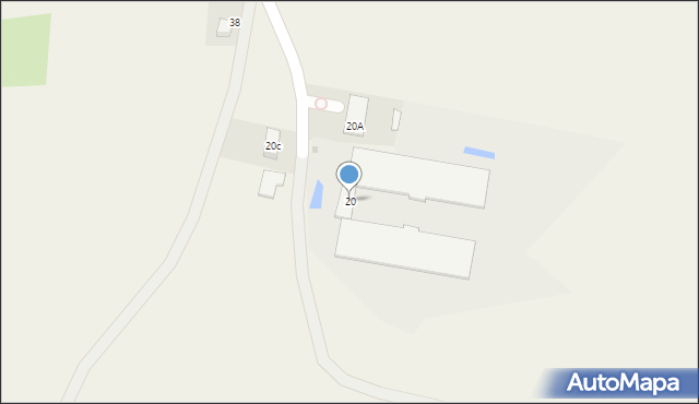 Psary, Wolności, 20, mapa Psary