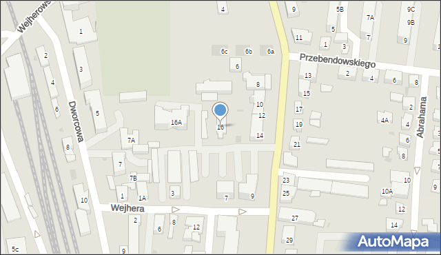 Puck, Wojska Polskiego, 16, mapa Puck