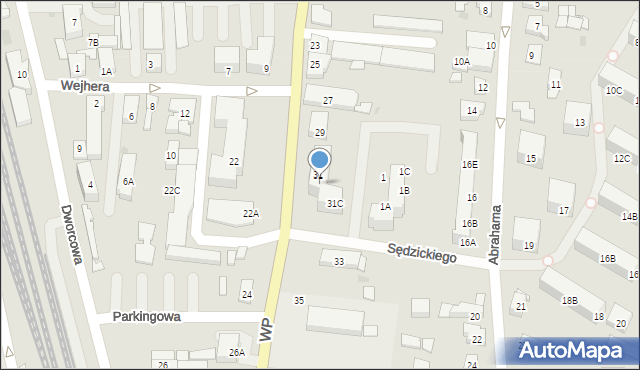 Puck, Wojska Polskiego, 31B, mapa Puck