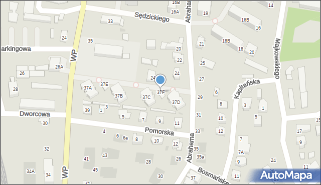 Puck, Wojska Polskiego, 37F, mapa Puck