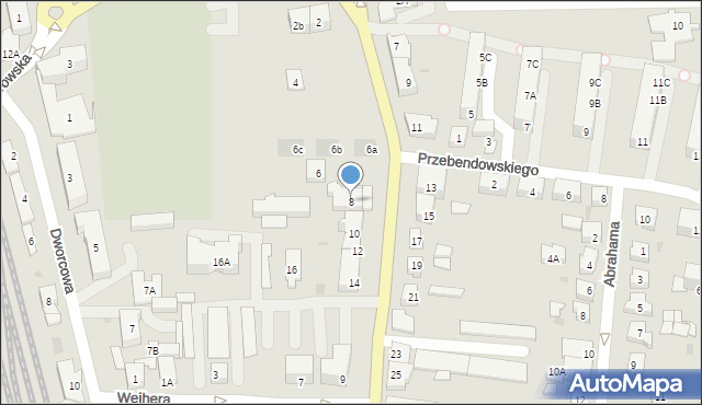 Puck, Wojska Polskiego, 8, mapa Puck