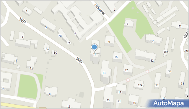 Puławy, Wojska Polskiego, 11, mapa Puław