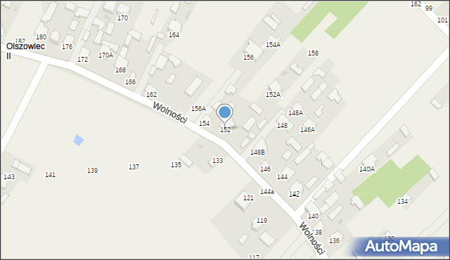 Pysznica, Wolności, 152, mapa Pysznica