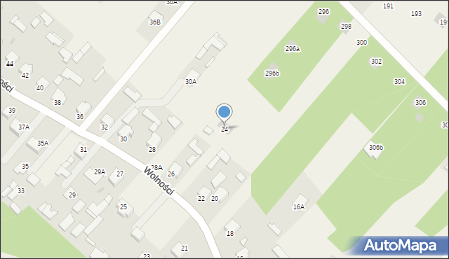 Pysznica, Wolności, 24, mapa Pysznica
