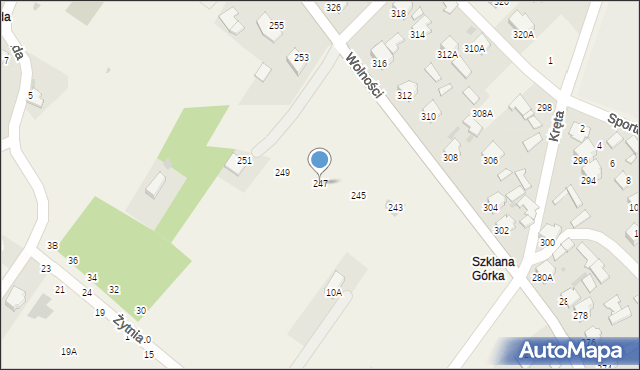 Pysznica, Wolności, 247, mapa Pysznica