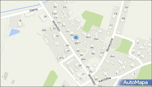 Pysznica, Wolności, 364, mapa Pysznica