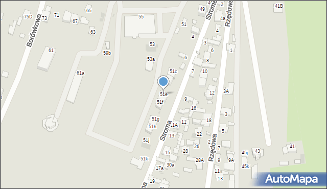 Radom, Wolanowska, 51e, mapa Radomia