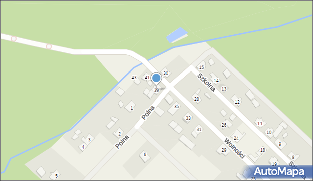 Radomierowice, Wolności, 39, mapa Radomierowice