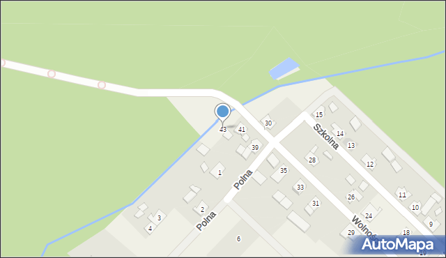 Radomierowice, Wolności, 43, mapa Radomierowice
