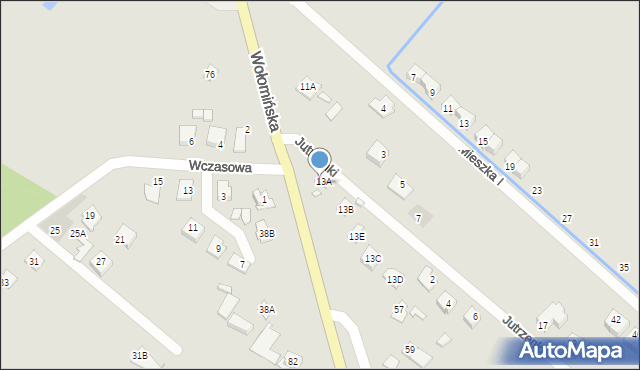 Radzymin, Wołomińska, 47, mapa Radzymin