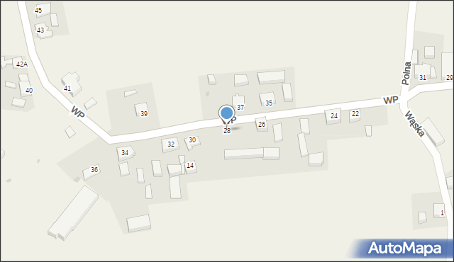 Rąpice, Wojska Polskiego, 28, mapa Rąpice