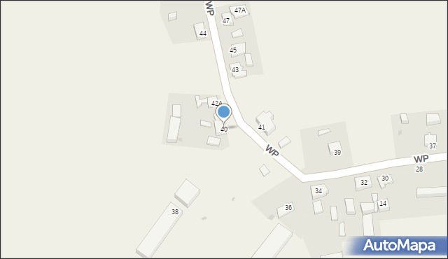 Rąpice, Wojska Polskiego, 40, mapa Rąpice