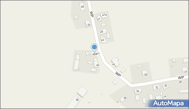 Rąpice, Wojska Polskiego, 42A, mapa Rąpice