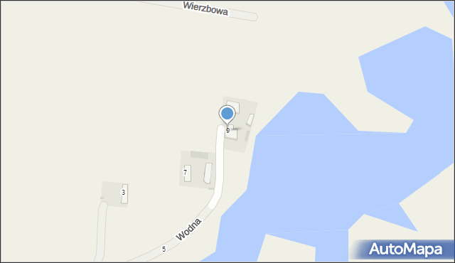 Rękawczyn, Wodna, 9, mapa Rękawczyn