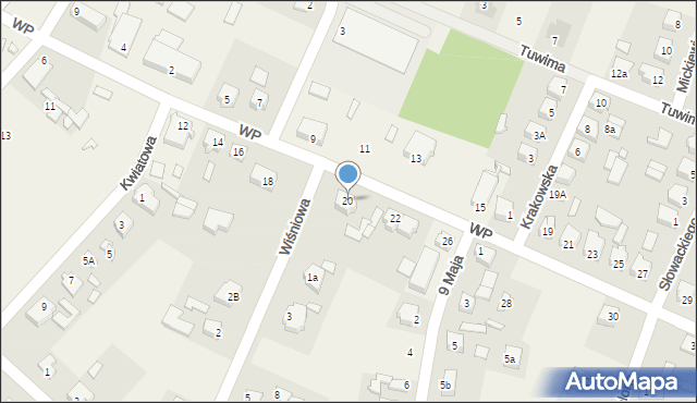 Rogów, Wojska Polskiego, 20, mapa Rogów