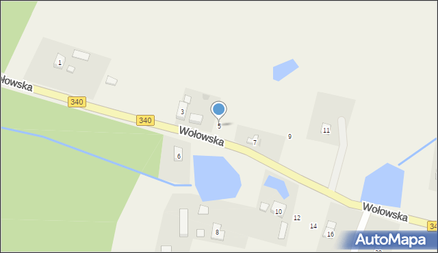 Rościsławice, Wołowska, 5, mapa Rościsławice