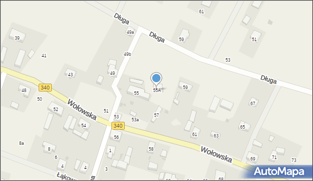 Rościsławice, Wołowska, 55A, mapa Rościsławice