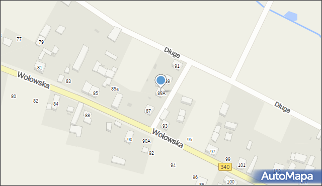 Rościsławice, Wołowska, 89A, mapa Rościsławice