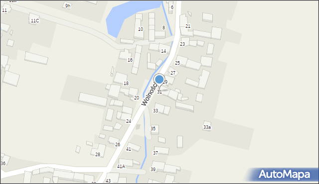 Rożniątów, Wolności, 31, mapa Rożniątów