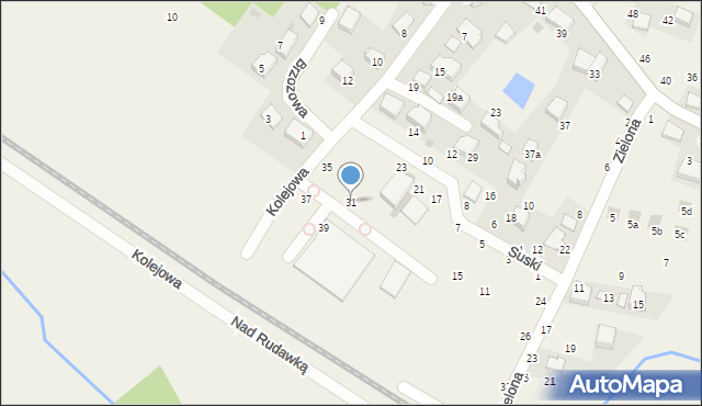 Rudawa, Wojtasa Tomasza, 31, mapa Rudawa