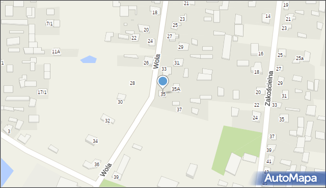 Rudka, Wola, 35, mapa Rudka
