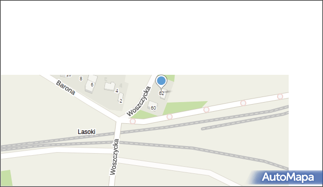 Rudziczka, Woszczycka, 62, mapa Rudziczka