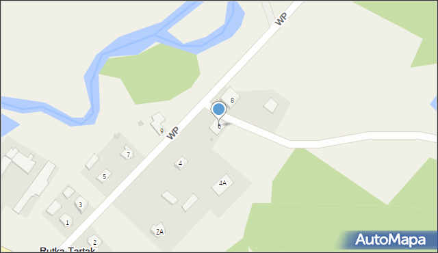 Rutka-Tartak, Wojska Polskiego, 6, mapa Rutka-Tartak