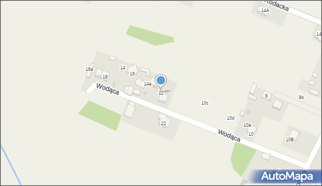 Ryczówek, Wodąca, 12, mapa Ryczówek