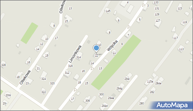 Rzeszów, Wójcika Walentego, 12, mapa Rzeszów