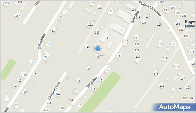 Rzeszów, Wójcika Walentego, 6, mapa Rzeszów