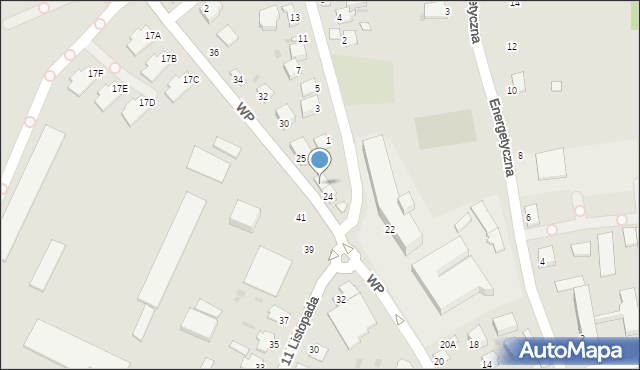 Sandomierz, Wojska Polskiego, 26, mapa Sandomierza