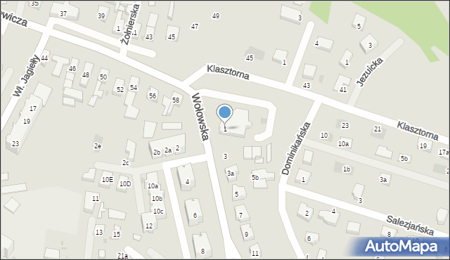 Ścinawa, Wołowska, 1, mapa Ścinawa