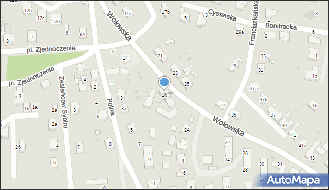 Ścinawa, Wołowska, 16, mapa Ścinawa