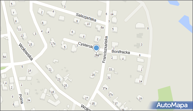 Ścinawa, Wołowska, 29a, mapa Ścinawa