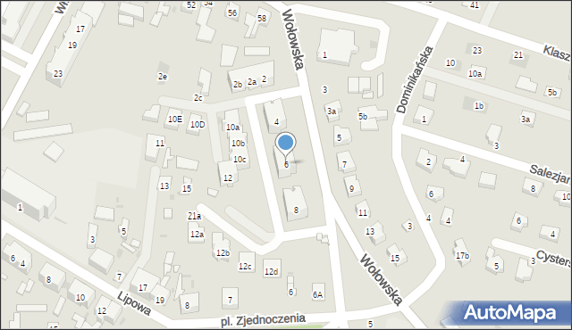 Ścinawa, Wołowska, 6, mapa Ścinawa