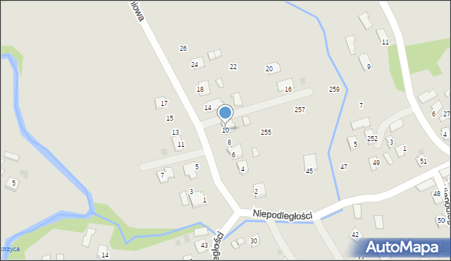 Sędziszów Małopolski, Wolica Piaskowa, 255a, mapa Sędziszów Małopolski