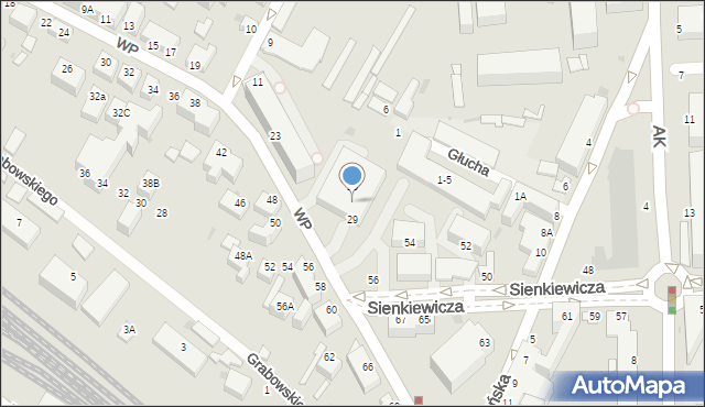 Siedlce, Wojska Polskiego, 27, mapa Siedlce