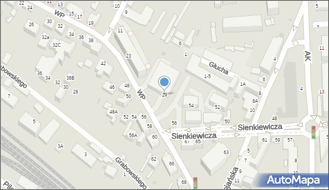 Siedlce, Wojska Polskiego, 29, mapa Siedlce