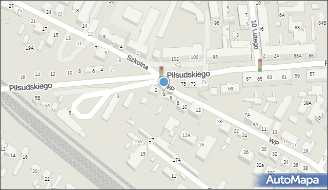 Siedlce, Wojska Polskiego, 4, mapa Siedlce